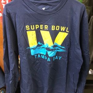 Super Bowl LV Tampa Bay Mens Large Long Sleeve Shirt New w tags!